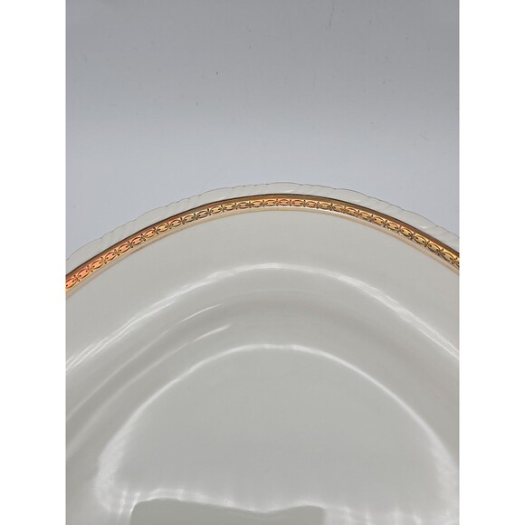 Rorstrand Sweden Oval Porcelain Platter #522 Gold Ribbon Pattern 15.25" x 10." - Picture 9 of 9